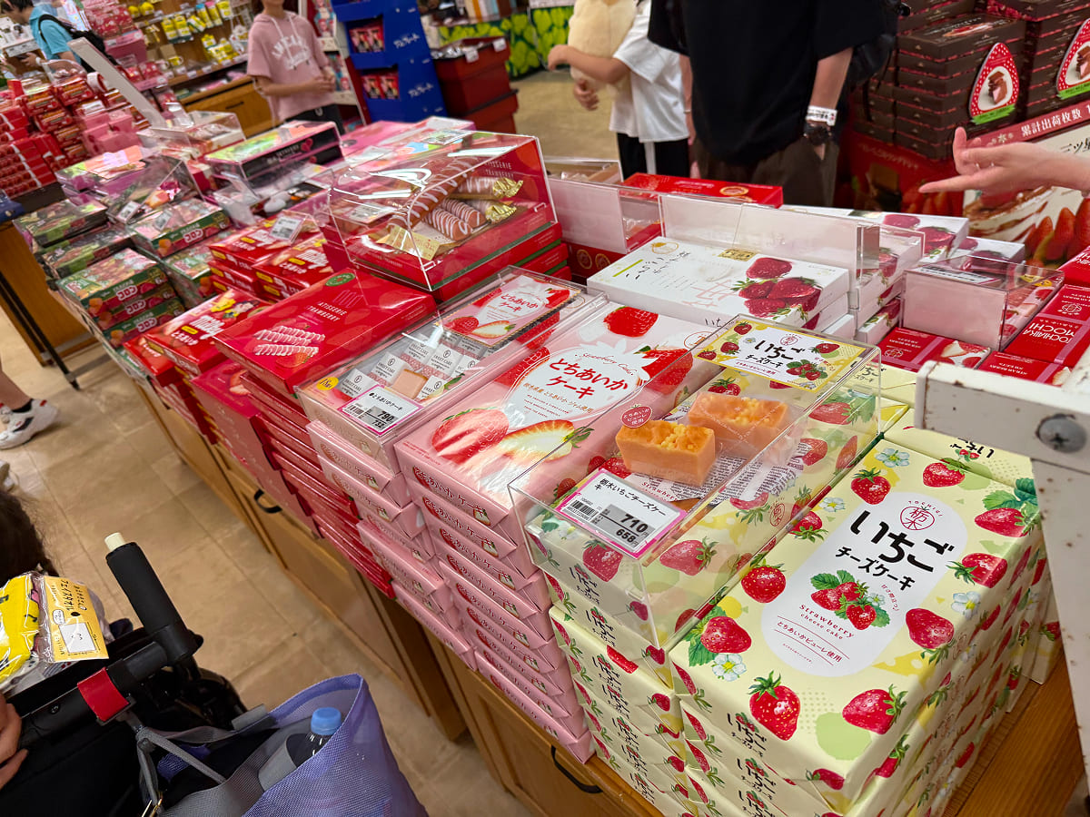 那須ハイランドパーク いちごのスイーツお土産